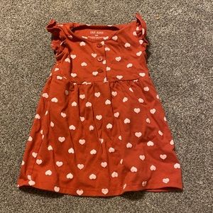 🧡 Buy 1 Get 2 Free! Heart Print Tee Shirt Dress